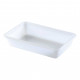White flat tray - 305x195xH60 mm