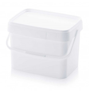 Seau rectangulaire avec couvercle - EE 22-395.295 - 22 litres