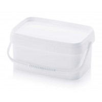 Seau rectangulaire avec couvercle - EE 3.2-250-169 3.2 litres