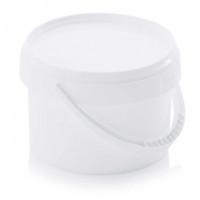 Round bucket with lid and handle - ER 0.55-118+D - 0.55 litres