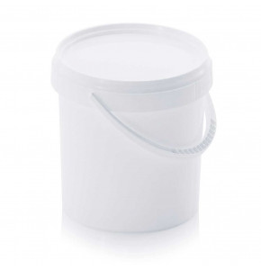 Seau rond avec couvercle et anse - ER 1.18-132+D - 1.18 litres