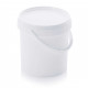 Round bucket with lid and handle - ER 1.18-132+D - 1.18 L