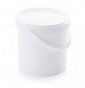 Round bucket with lid and handle - ER 12.8-293+D - 12.8 L
