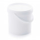 Round bucket with lid and handle - ER 12.8-293+D - 12.8 L