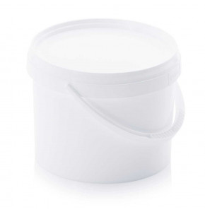 Seau rond avec couvercle et anse - ER 3.2-200+D - 3.2 litres