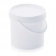 Round bucket with lid and handle - ER 5.6-226+D - 5.6 L