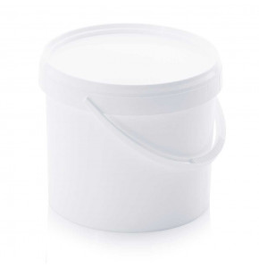 Round bucket with lid and handle - ER 8.6-267+D - 8.6 L