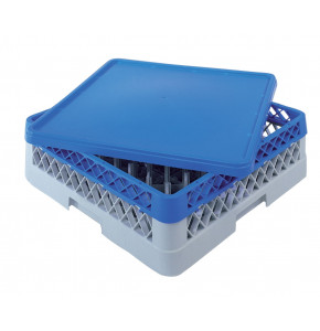 Couvercle bleu pour casier de lavage