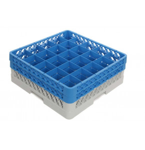 Casier de lavage 25 verres - Hauteur 15,5 cm