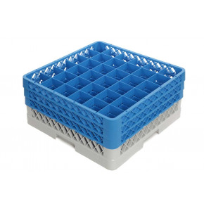 Dishwasher glass rack with 36 compartments - Height 19,5 cm
