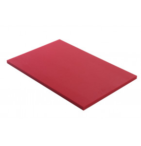 Planche PEHD 500 - rouge 60x40x2.5 cm
