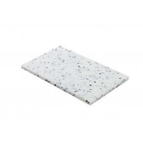 HDPE 500 board- white/black marble GN 1/1 - 60X40X2 cm