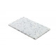 Planche PEHD 500 marbre blanc/noir-GN1/1-53X32.5X2cm