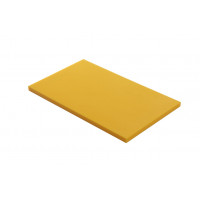 CLEARENCE - HDPE500 board - yellow - 50X30X2 cm