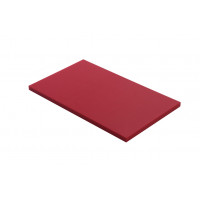 PEHD 500 board- red - GN 1/1 - 53X32.5X2 cm