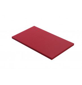 CLEARANCE - PEHD board 500 - red - 60X40X2 cm