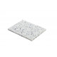Planche PEHD 500 marbre blanc/noir GN1/2 32.5X26.5X2cm