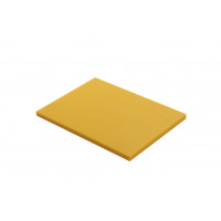 PEHD 500 board - yellow GN 1/2 - 32.5X26.5X2cm 