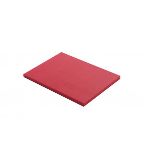 Planche PEHD 500 rouge GN1/2 32.5X26.5X2cm