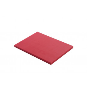 Planche PEHD 500 - rouge- 40X30X2 cm