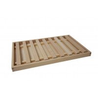 Bread board with removable grid