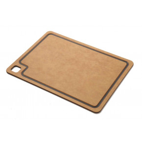 Cutting board with gutter 37x27,5 cm - Wood fiber - Natural