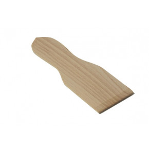  Wooden spatula with scraper  L.14 cm