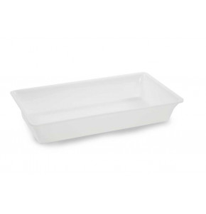 PLAT PLEXI.GN 3/4 - 487X265X80 MM - BLANC
