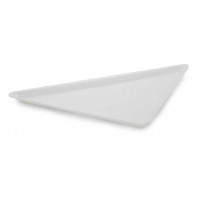 Plat PLEXI. triangle- 565X400X17 mm - blanc