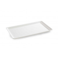 PLEXI dish. B31-400X250X17 mm- white