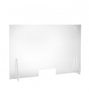 Countertop protection screen- W 119 x H79 x D 30 cm 