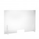 Countertop protection screen- W 119 x H79 x D 30 cm 