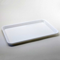 PLEXI dish. B03 - 235X165X17mm - white