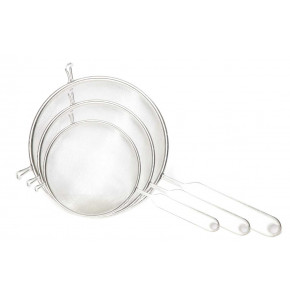 Tinned stock ladle with plastic handle