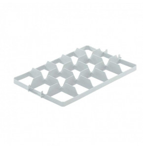 High divider for euro-line bin - 15 spaces: 107x 114 mm