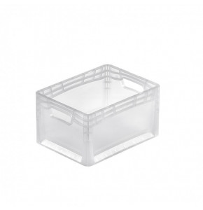 Euro-line solid bin 400x300x220 mm - Translucent