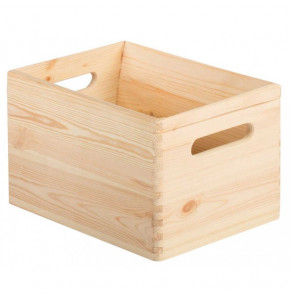 Caisse en bois - 40x30xH23 cm - parois pleines