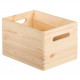 Wooden box - 40x30xH23 cm - solid sides