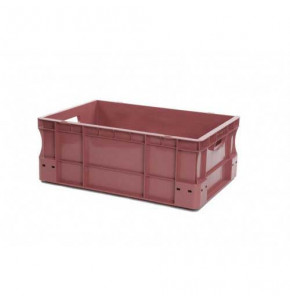 Bac Eurobox plein - 600x400xH220 - brique