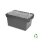 Plastic container for transport - ALC - 600x400xH320 - Grey