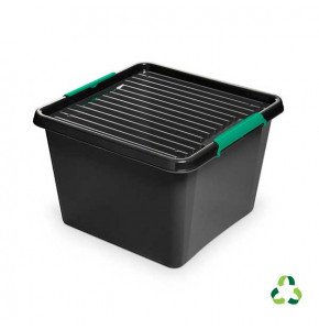Bac de rangement avec couvercle - ECOLINE 32 L