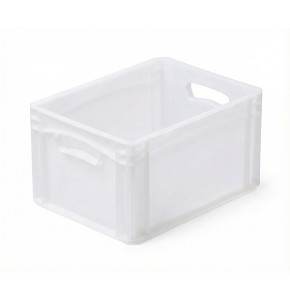 Bac plein blanc 400x300x220 mm 