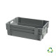 Grey solid stack & nest container - 600x400xH200