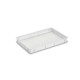 Bac alimentaire ajouré 60x40x7 cm - 12L PEHD blanc