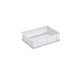 Bac alimentaire plein 40x30x10 cm - 10L PEHD blanc