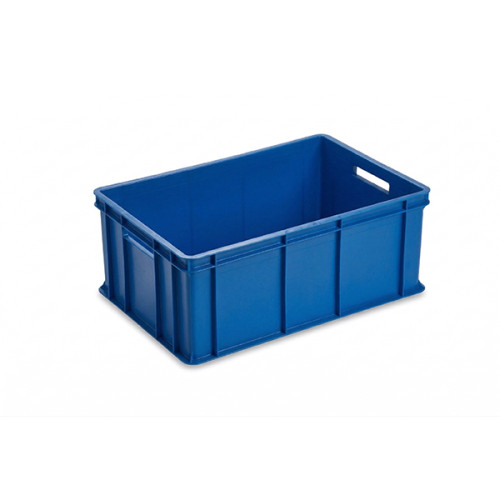 Bac alimentaire plein 60x40x24 cm - 50L PEHD bleu