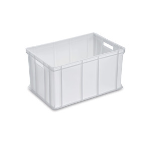 Full Food Container 60x40x32 cm - 60L White HDPE