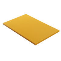 Planche PEHD500 jaune - 45x30x1,25 cm