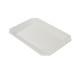 Plat PLEXI. pans coupes B74 - 325X225X17mm - blanc
