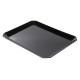 Plat PLEXI. pans coupes B75 - 300X400X17 mm - noir